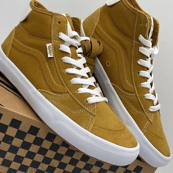 Vans WMNS High-Top Sneakers - Mustard White The LizzieGold/WhiteVN0A4BX1GLW