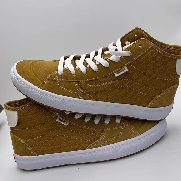 Vans WMNS High-Top Sneakers - Mustard White The LizzieGold/WhiteVN0A4BX1GLW