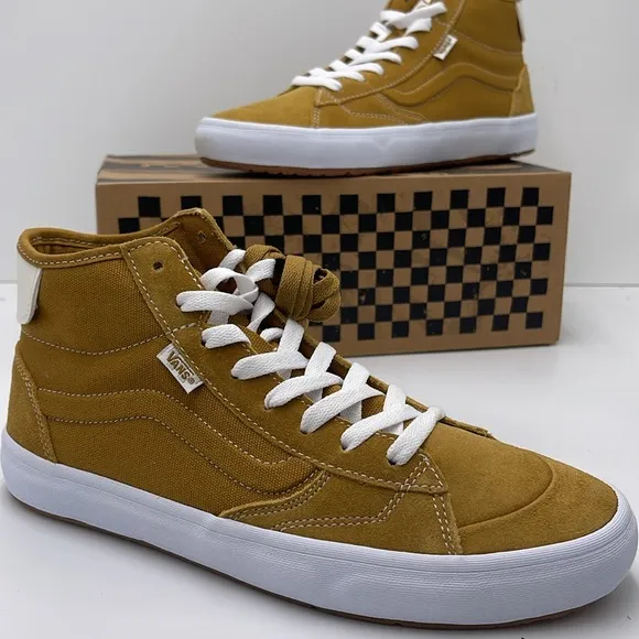 Vans WMNS High-Top Sneakers - Mustard White The LizzieGold/WhiteVN0A4BX1GLW