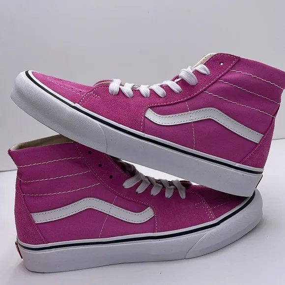 Vans WMNS Pink High-Top Sneakers Sk8-Hi TaperedColor Theory Fiji Flower