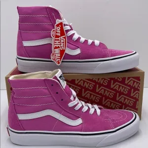 Vans WMNS Pink High-Top Sneakers Sk8-Hi TaperedColor Theory Fiji Flower