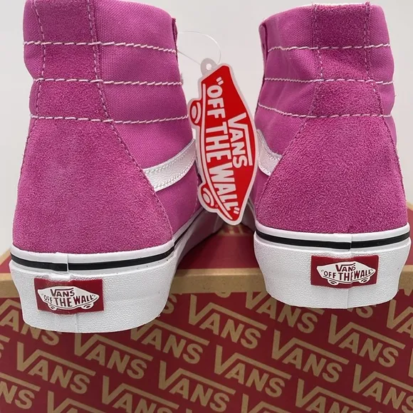 Vans WMNS Pink High-Top Sneakers Sk8-Hi TaperedColor Theory Fiji Flower