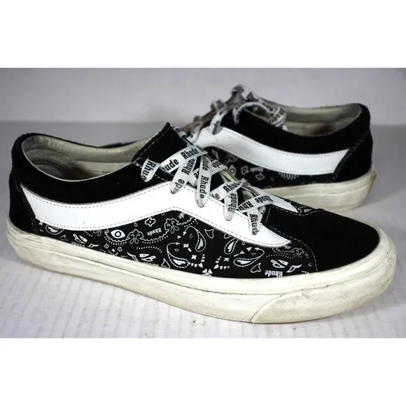 Vans x Rhude Bold NI Bandana Sneakers 2019 Mens 8.5 RARE M1008