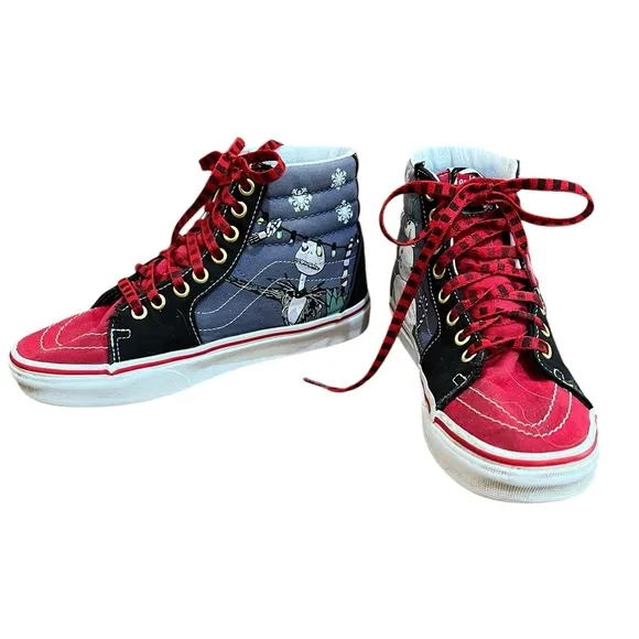 VANS X The Nightmare Before Christmas SK8-HI (DISNEY) Men’s 5 Womens 6.5