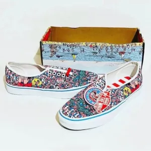 Vans x Where's Waldo Authentic Shoes Men's Size 10