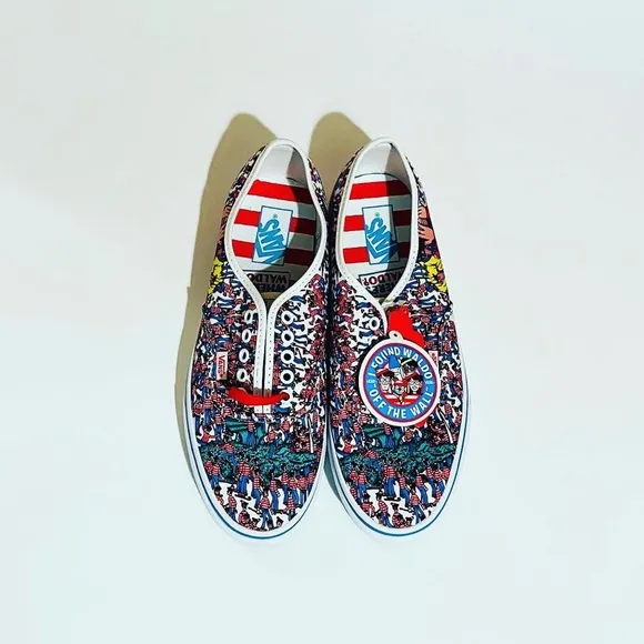 Vans x Where's Waldo Authentic Shoes Men's Size 10