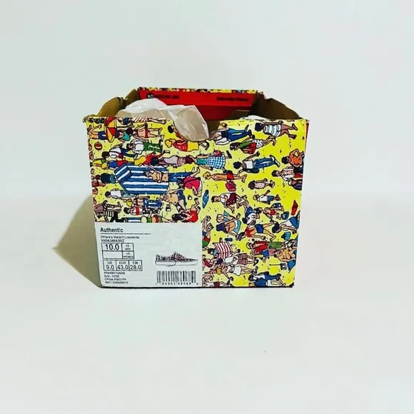 Vans x Where's Waldo Authentic Shoes Men's Size 10