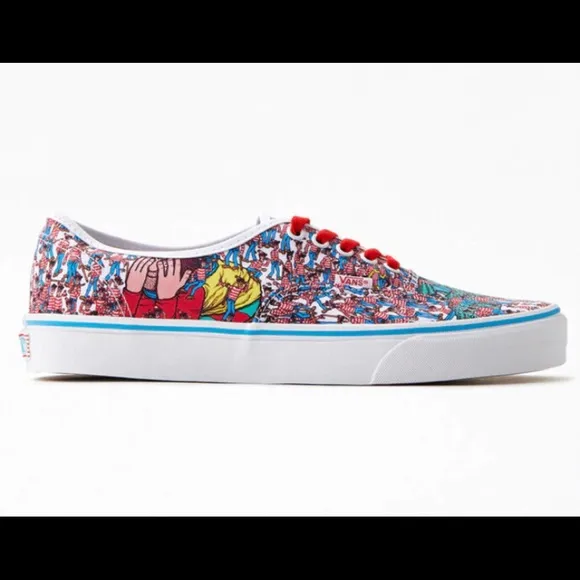 Vans x Where's Waldo Authentic Shoes Men's Size 10