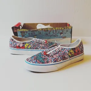 Vans x Where's Waldo Authentic Shoes Men's Size 9