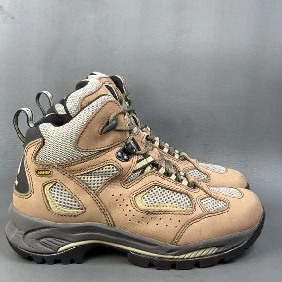 Vasque Breeze XCR GTX Tan Leather Goretex Waterproof Hiking Boots Womens Size 9