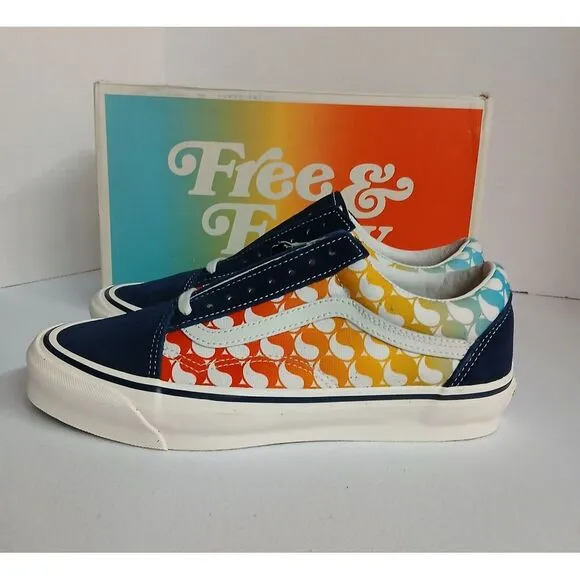 VAULTED VANS Old Skool Lx (Free&amp;Easy) Yngyng/Drspl Mens Size 8 Womens 9.5‎ #512