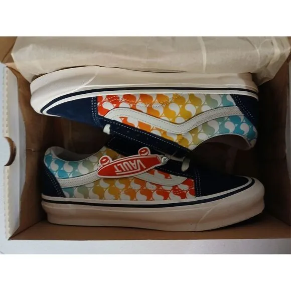 VAULTED VANS Old Skool Lx (Free&amp;Easy) Yngyng/Drspl Mens Size 8 Womens 9.5‎ #512