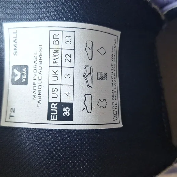 Veja Esplar Velcro ChromeFree Kids Shoes - Silver Solid Lavender 4 Small