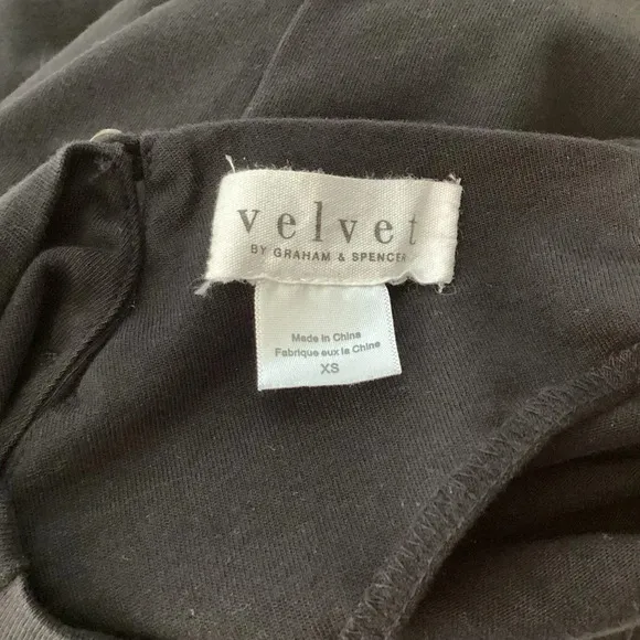 Velvet By Graham &amp; Spencer Maxi Dress Size XS Black