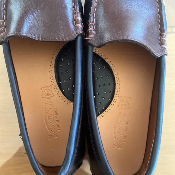 Venettini Boys Brown and Navy  shoes