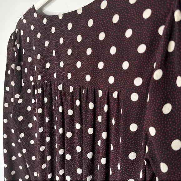 Vernoica Beard Size 2 Silk Lou Lou Ruched Flounce Mini Dress Quiet Luxury Clean