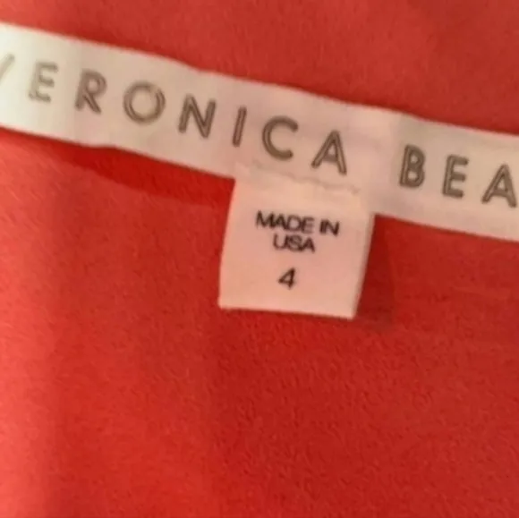 Veronica Beard Amalita Midi Melon Pink Dress Size 4