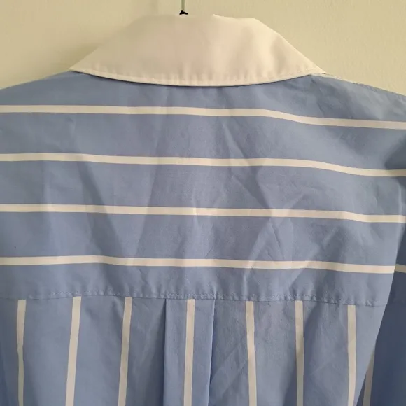 Veronica Beard Poppe Dress Hydrangea Blue Quiet Luxury Old Money $448 Size 12