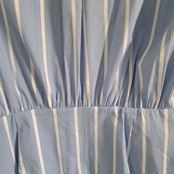 Veronica Beard Poppe Dress Hydrangea Blue Quiet Luxury Old Money $448 Size 12