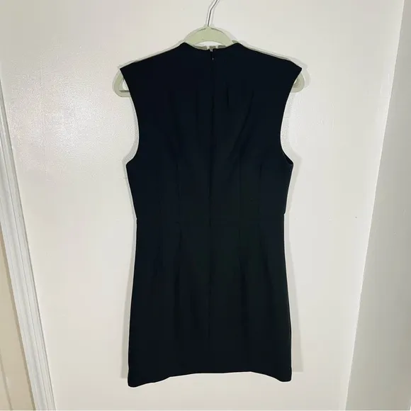Veronica Beard Turner Dress Black Mini Minimalist Neutral Sleeveless Career Work