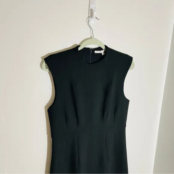 Veronica Beard Turner Dress Black Mini Minimalist Neutral Sleeveless Career Work