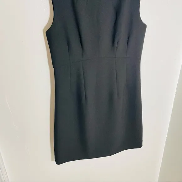 Veronica Beard Turner Dress Black Mini Minimalist Neutral Sleeveless Career Work