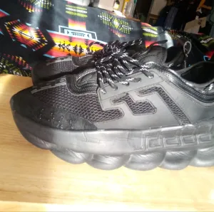 Versace Black Athletic Shoes
