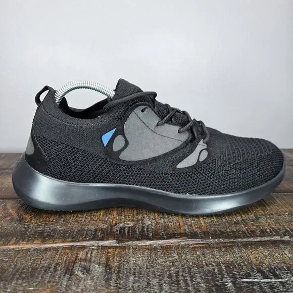 Vessi Everyday 2.0 Mens Size 10 Lace Up Waterproof Shoes Sneakers Black Black