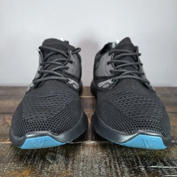 Vessi Everyday 2.0 Mens Size 10 Lace Up Waterproof Shoes Sneakers Black Black