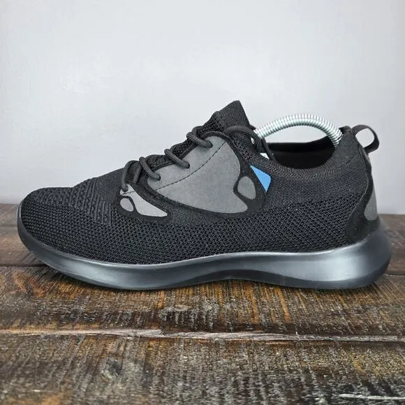 Vessi Everyday 2.0 Mens Size 10 Lace Up Waterproof Shoes Sneakers Black Black