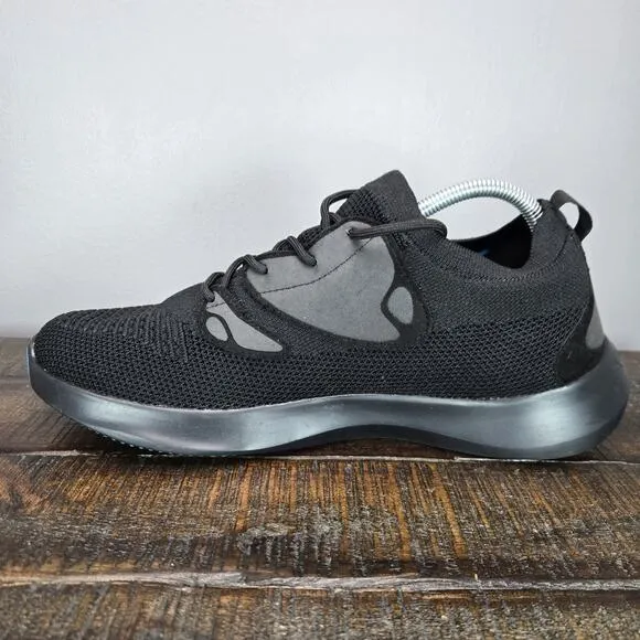 Vessi Everyday 2.0 Mens Size 10 Lace Up Waterproof Shoes Sneakers Black Black