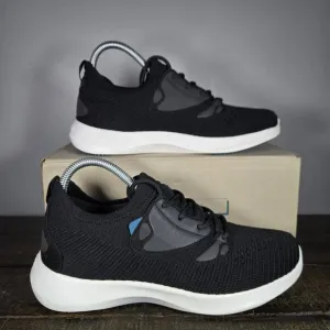 Vessi Everyday 2.0 Womens Size 7 Lace Up Waterproof Shoes Sneakers Black White
