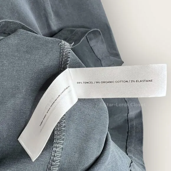 Vetta Capsule Sheath Dress | XS | Slate Blue Sustainable Minimalist Career Mini