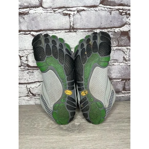 Vibram FiveFingers M355 Gray Green Minimalist Barefoot Shoes Men’s Sz 42EU/9M US