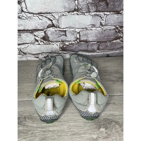 Vibram FiveFingers M355 Gray Green Minimalist Barefoot Shoes Men’s Sz 42EU/9M US