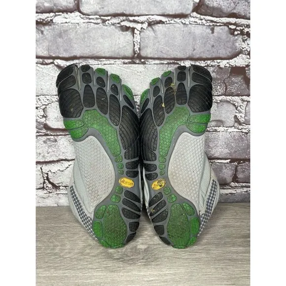 Vibram FiveFingers M355 Gray Green Minimalist Barefoot Shoes Men’s Sz 42EU/9M US