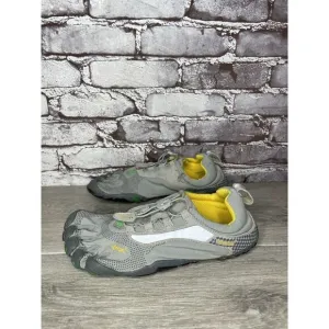 Vibram FiveFingers M355 Gray Green Minimalist Barefoot Shoes Men’s Sz 42EU/9M US