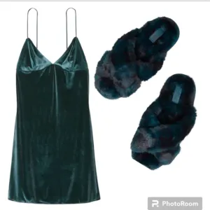 VICTORIA'S SECRET LG VELVET SLIP &amp; Slides