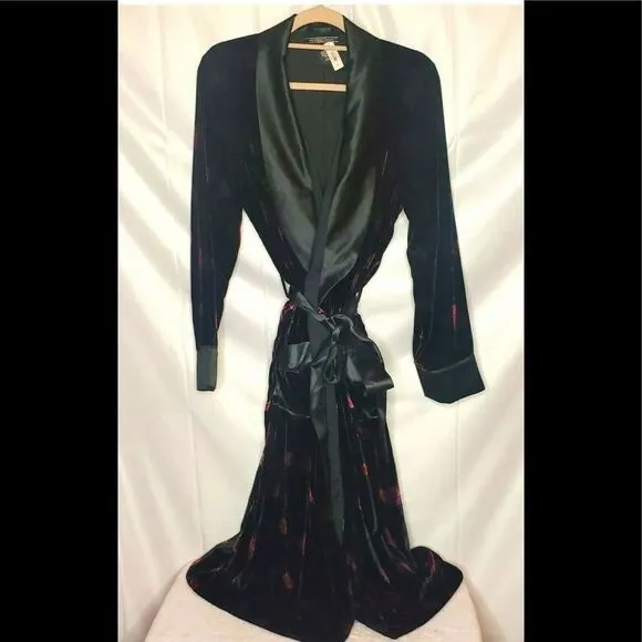 VICTORIA'S SECRET Long Velvet Robe &amp; Slipper