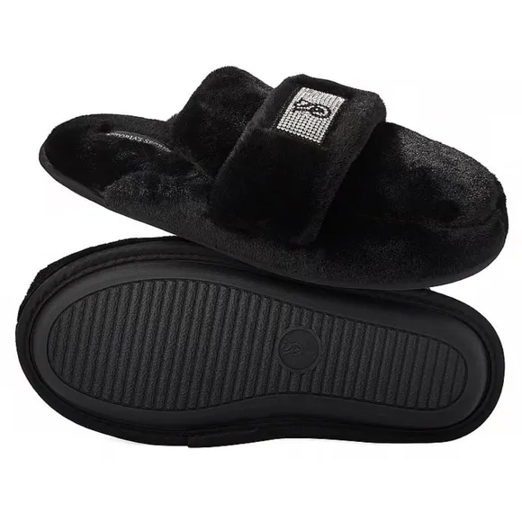 VICTORIA'S SECRETShine Patch Satin Boxer Shorts With Matching Slippers