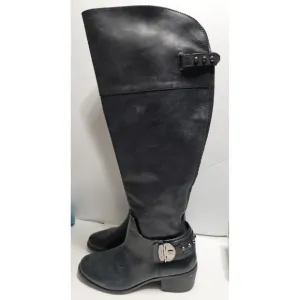 Vince Camuto Beatrix Ankle Studded Riding Boots Black Size 8.5M  38