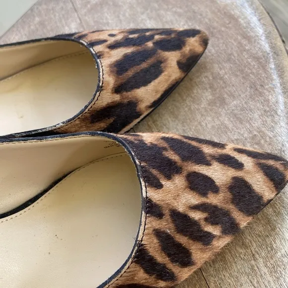 Vince Camuto Candera Haircalf &amp; Suede Block Heel Pumps Women’s Size 8