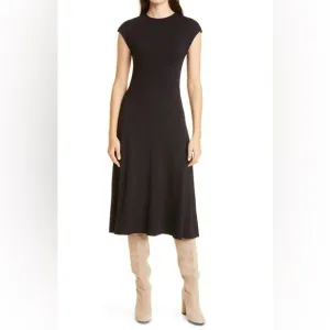 Vince Crafted By Cap Sleeve Midi Dress Size XL NWT