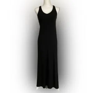 Vince Dress Women's XXS Black Sleeveless Tank Maxi Minimalist Neutral