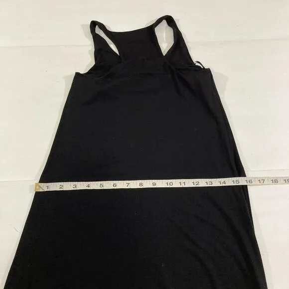Vince Dress Women's XXS Black Sleeveless Tank Maxi Minimalist Neutral
