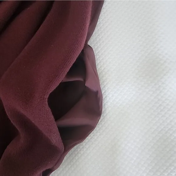 Vince Wool dress mix media Boxi side pockets sweater minimalist contemporary