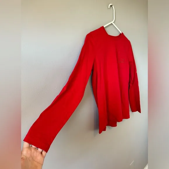 Vineyard Vines Girls 100% Cotton‎ Red Holiday Long Sleeve Size XL (16)