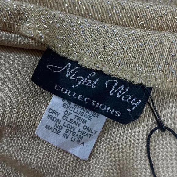 Vintage 80s Gold Dress