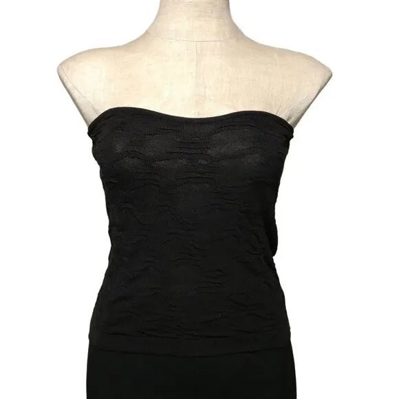 Vintage 80s Neiman Marcus Three Piece Dress Suit Black Minimalist Small