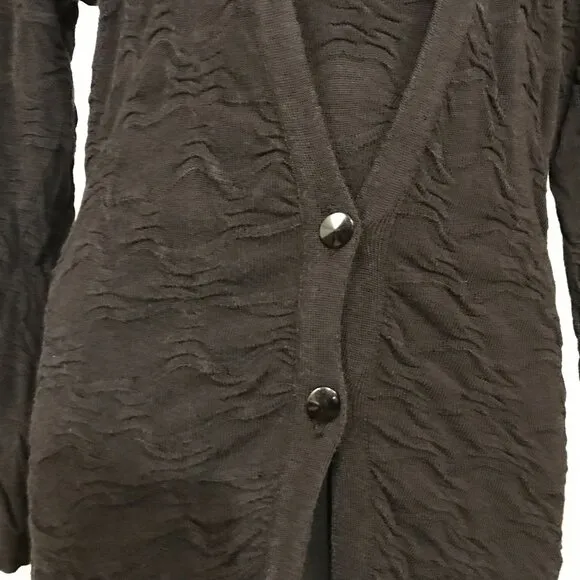 Vintage 80s Neiman Marcus Three Piece Dress Suit Black Minimalist Small
